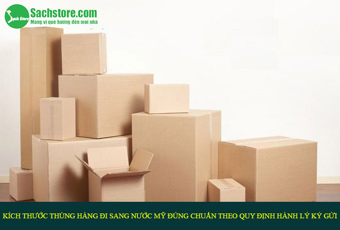 Kích thước thùng hàng đi sang nước Mỹ đúng CHUẨN theo quy định hành lý ký gửi